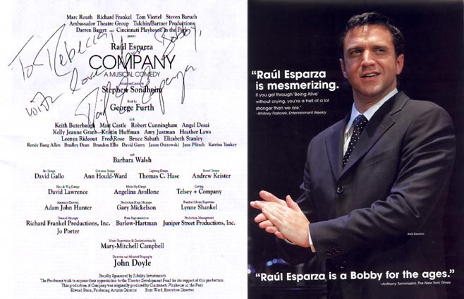 Raul 
Esparaza autograph