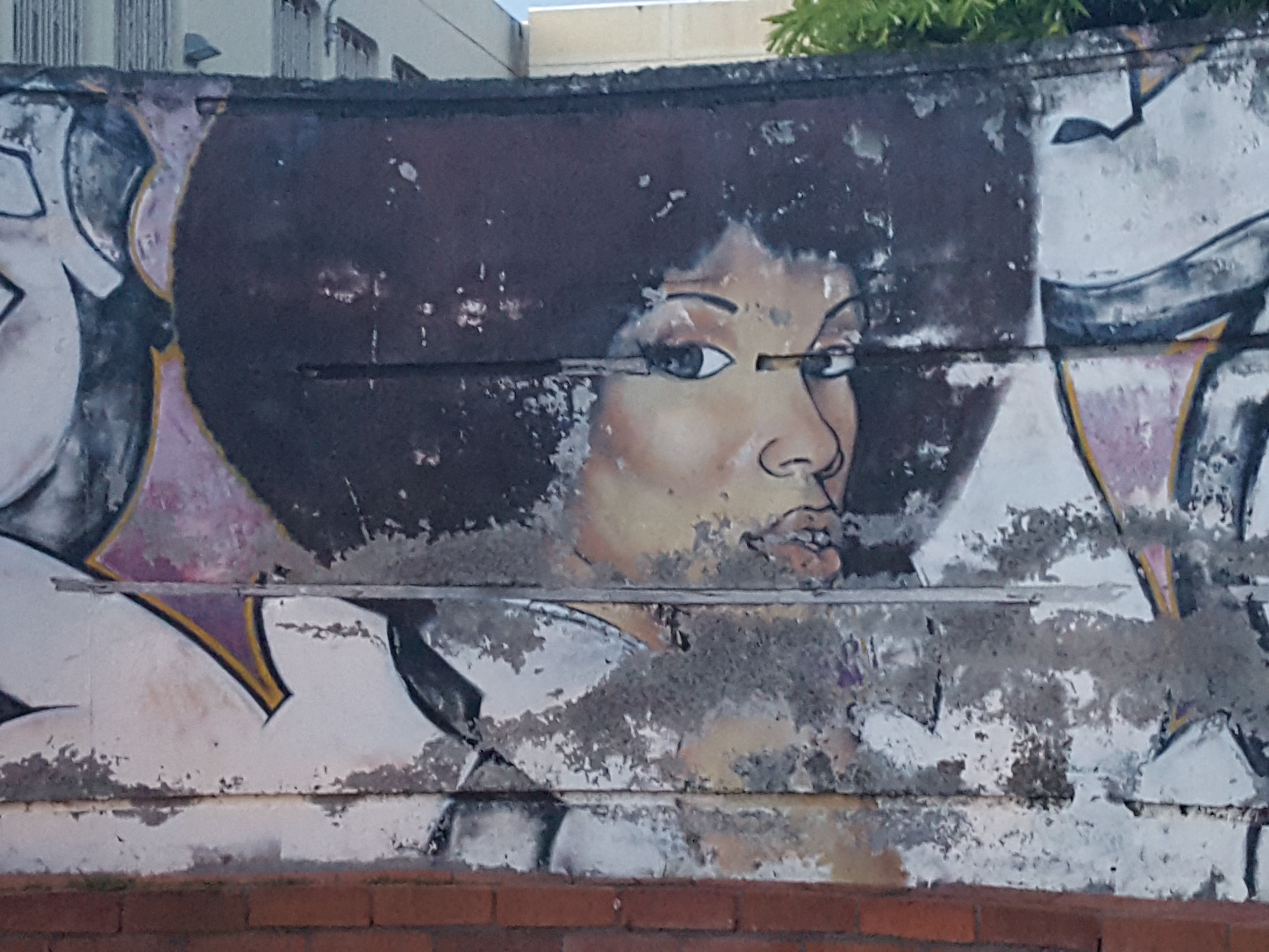 Mural in Martinique