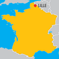 Map of Lille