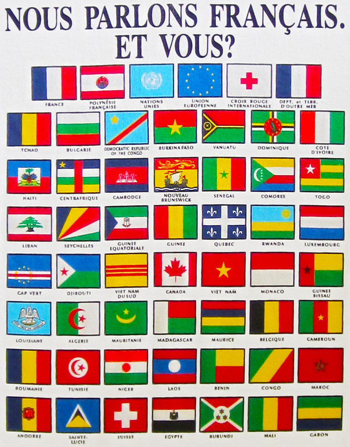 Drapeaux francophones